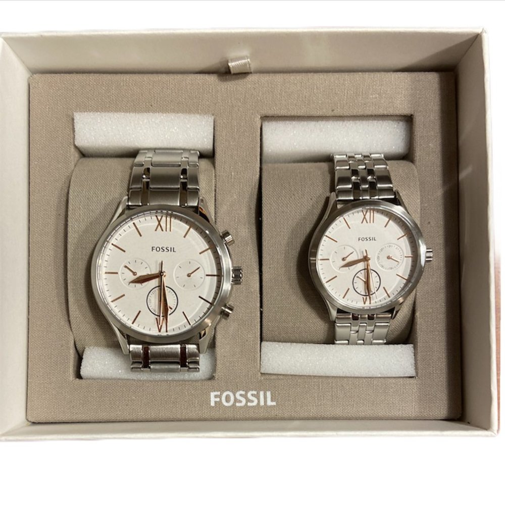 Fossil Couples Watch Gift Set His and Hers
